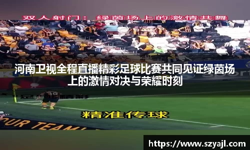 河南卫视全程直播精彩足球比赛共同见证绿茵场上的激情对决与荣耀时刻