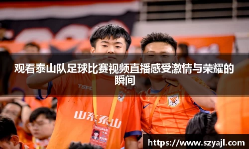 观看泰山队足球比赛视频直播感受激情与荣耀的瞬间